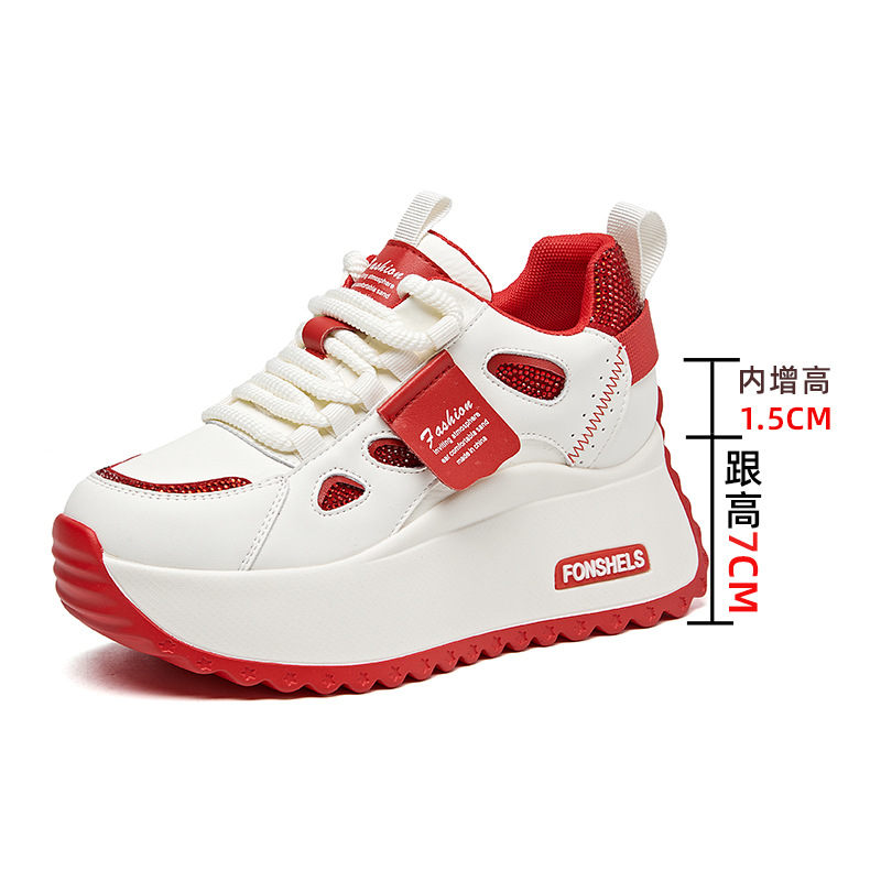 Platform Sneakers Chunky - 2025 New 8.5cm Platform Sneakers for