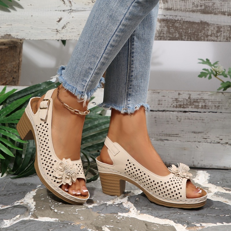 Women Chunky Heel Sandals Summ - đánh giá và giá Women Shoes Model