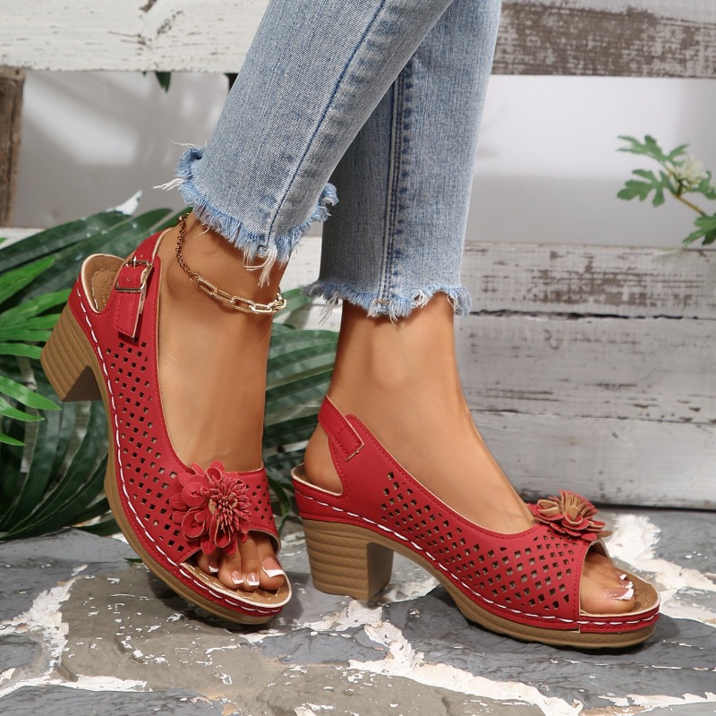 Women Chunky Heel Sandals Summ - đánh giá và giá Women Shoes Model