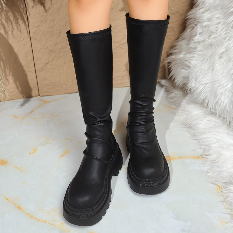 Sexy Black Thick Bottom Knee H - đánh giá và giá Women'S Shoes For Fall