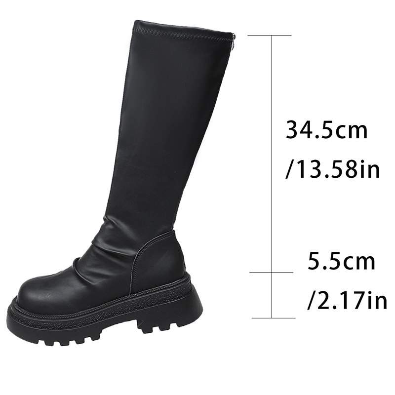 Sexy Black Thick Bottom Knee H - đánh giá và giá Women'S Shoes For Fall