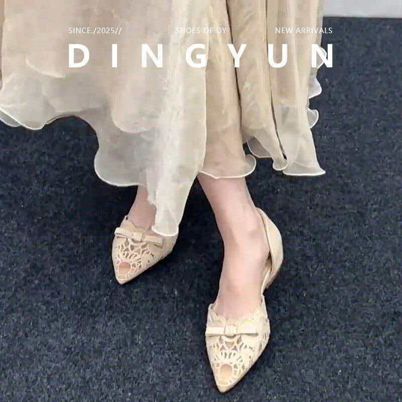 French-style Gentle Bow High-h - đánh giá và giá Slingback Pumps Women