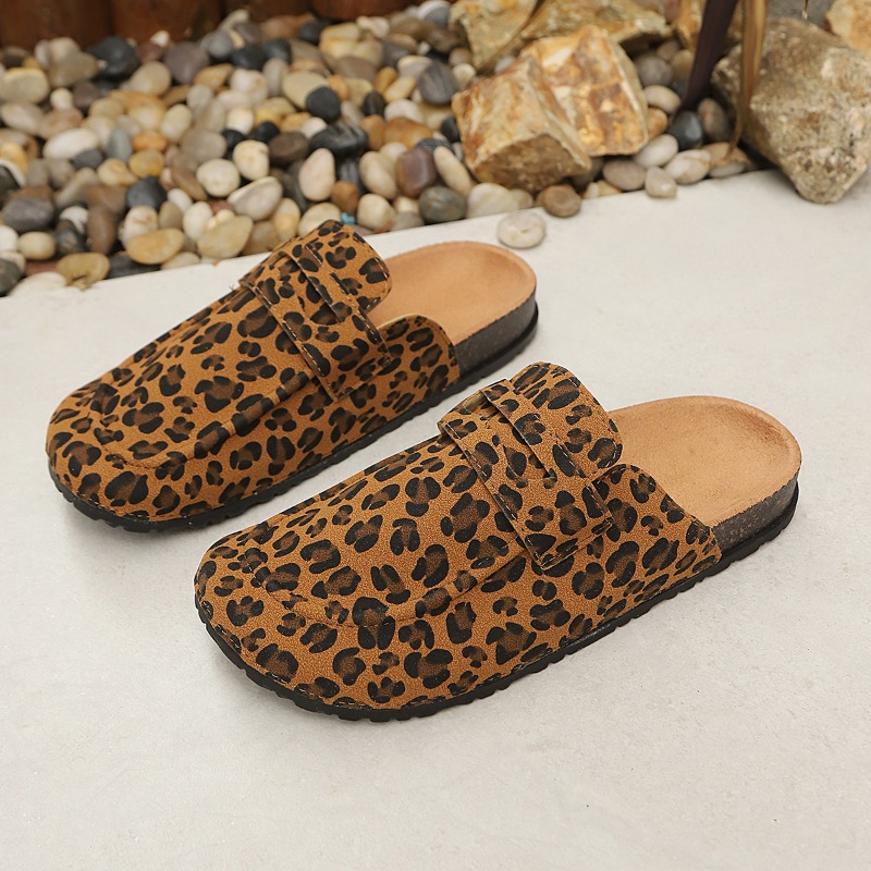Women Leopard Print Slip on Mu - đánh giá và giá Slip On Mule Flat