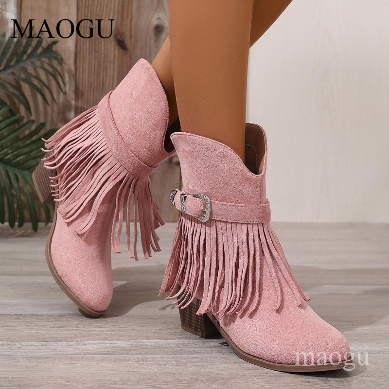 Women's Suede Fringe Cowboy An - đánh giá và giá Western Cowgirl Boot