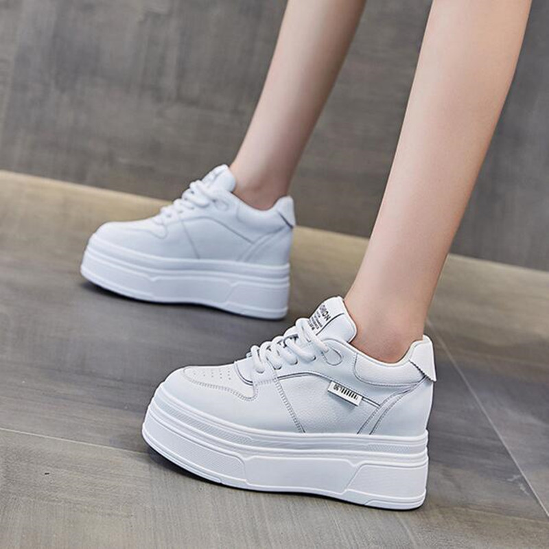 9CM Genuine Leather NEW Brand  - đánh giá và giá Platform Sneakers Chunky