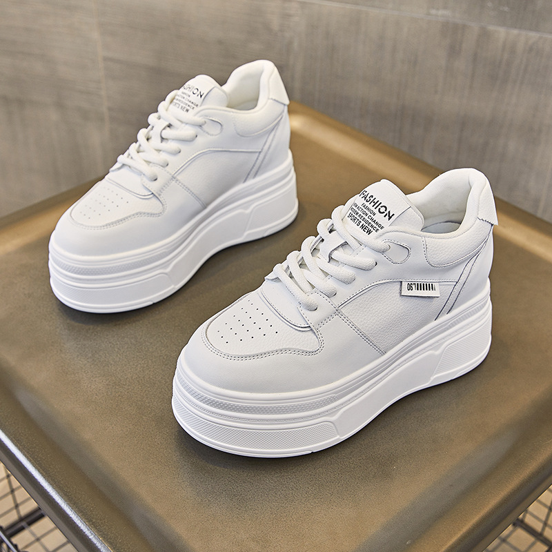 9CM Genuine Leather NEW Brand  - đánh giá và giá Platform Sneakers Chunky