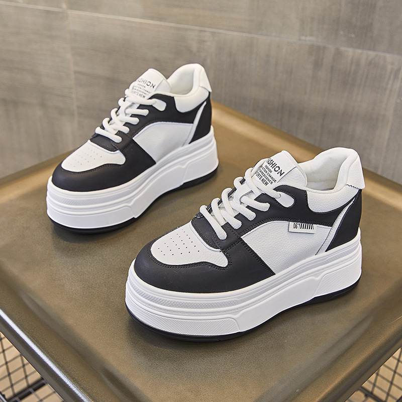 9CM Genuine Leather NEW Brand  - đánh giá và giá Platform Sneakers Chunky