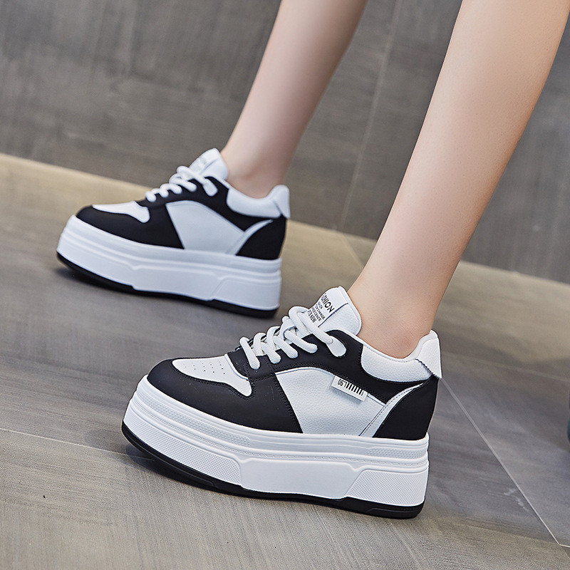 9CM Genuine Leather NEW Brand  - đánh giá và giá Platform Sneakers Chunky