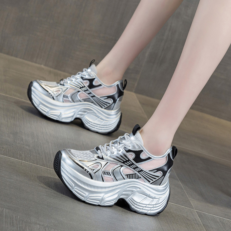8cm Hidden Height Increasing P - đánh giá và giá Platform Sneakers Chunky