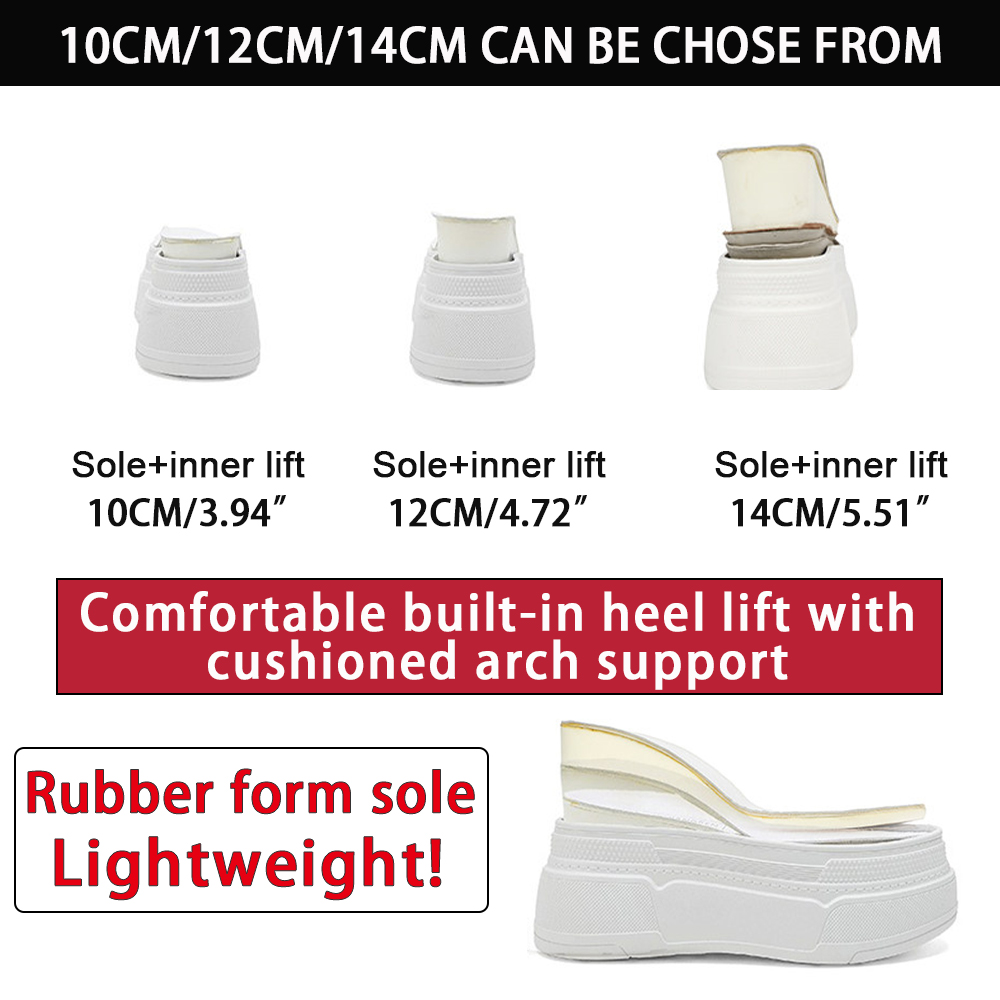 ZJR 10-14cm Chunky Sneakers Wo - đánh giá và giá Platform Sneakers Chunky