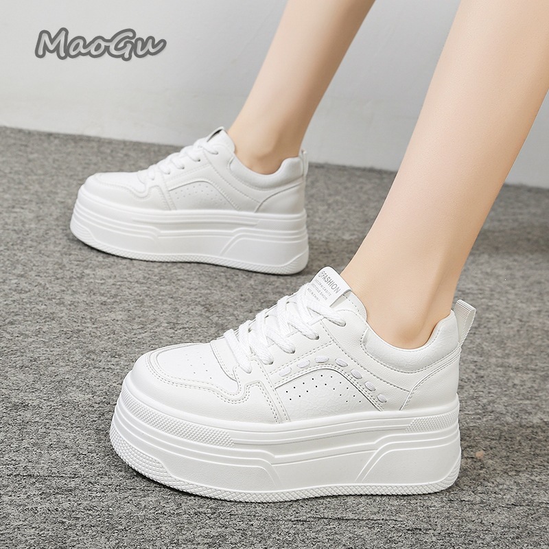 Height Increasing Platform Whi - đánh giá và giá Platform Sneakers Chunky