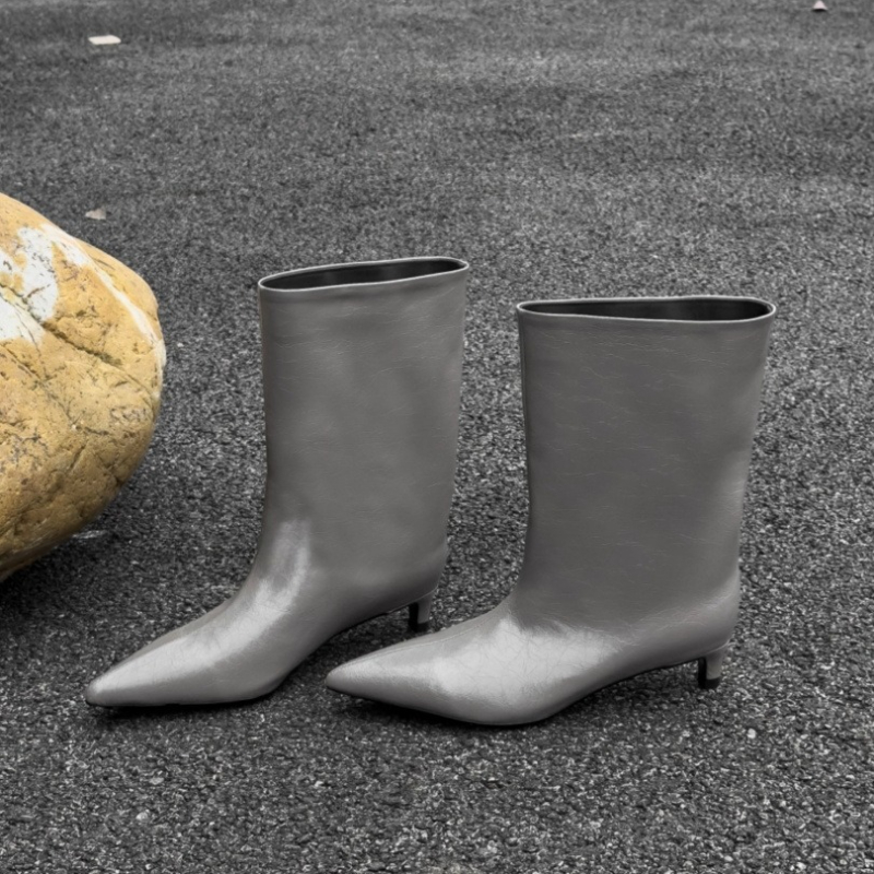 Winter Pointed Toe Women Knee  - đánh giá và giá High Knee Heel Boots