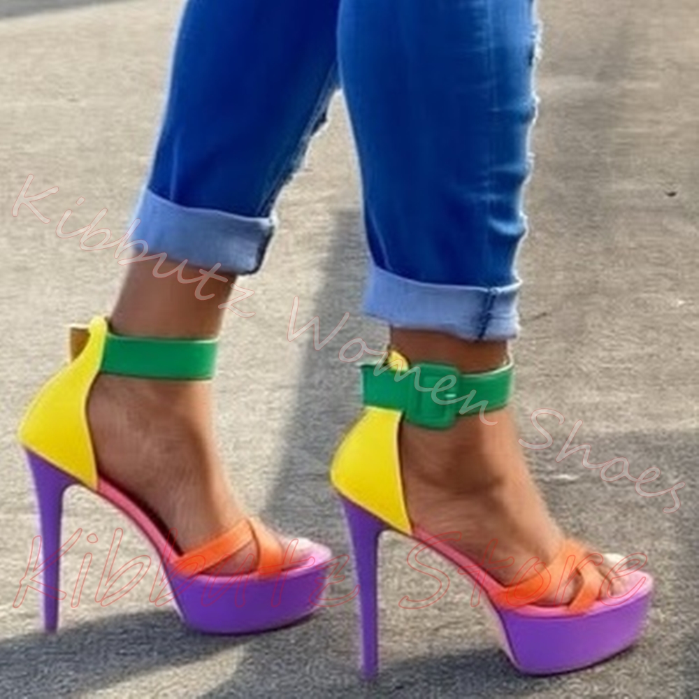 Platform Stiletto Heel Sandals - đánh giá và giá Women'S Shoes Y2K