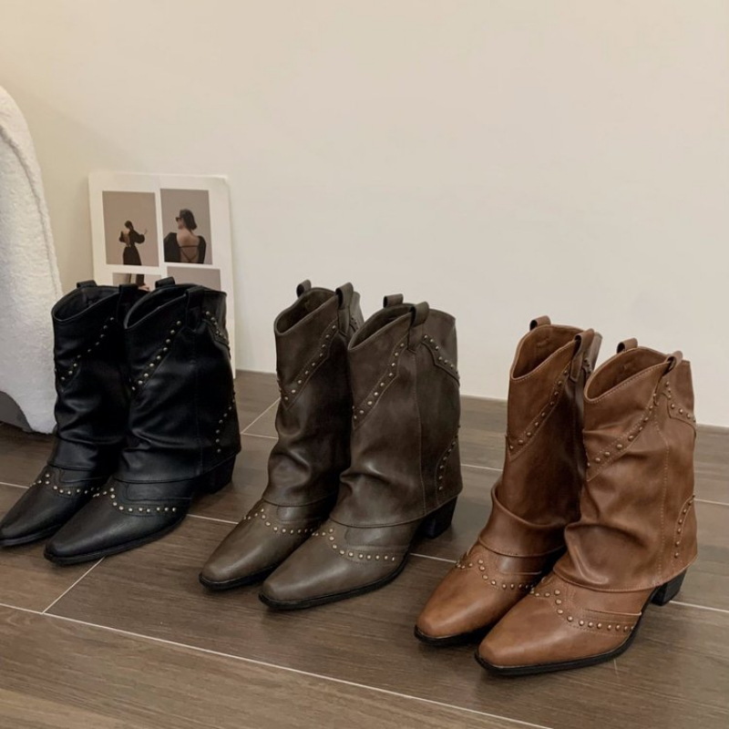 Ladies Rivet Western Cowboy Bo - đánh giá và giá Western Cowgirl Boot