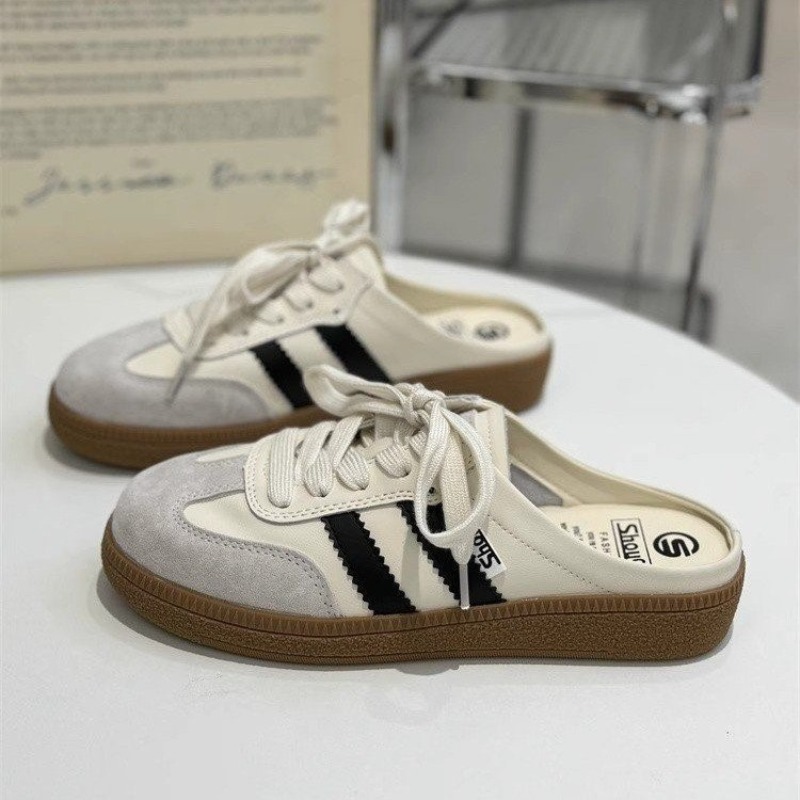Women Mules Shoes Sports Round - đánh giá và giá Slip On Mule Flat