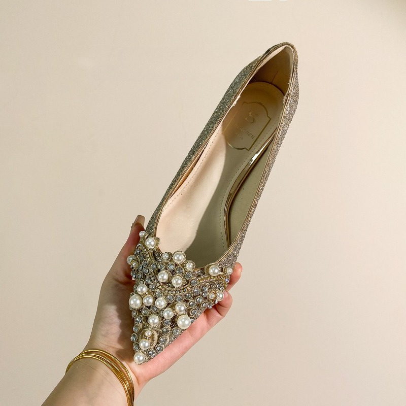 High-end Rhinestone Block Heel - đánh giá và giá Slingback Pumps Women