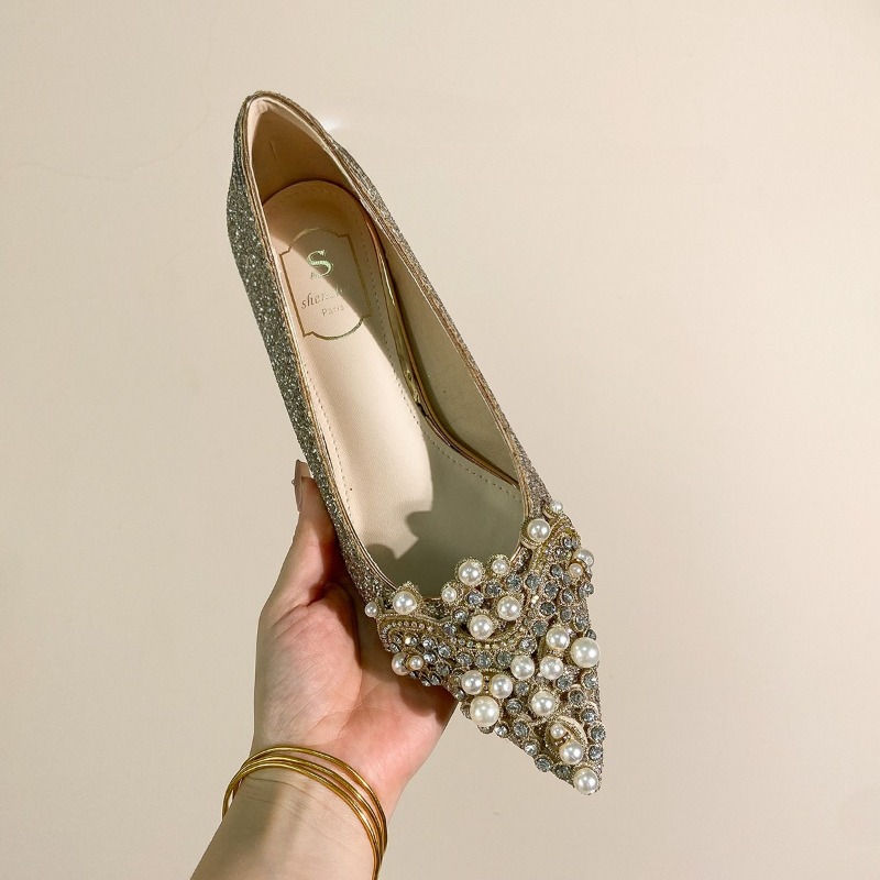 High-end Rhinestone Block Heel - đánh giá và giá Slingback Pumps Women