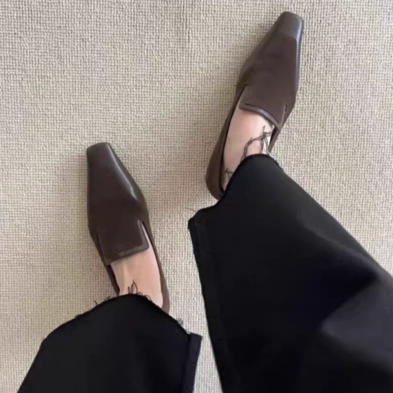 Retro Square Toe Deep Mouth Sl - đánh giá và giá Slingback Pumps Women