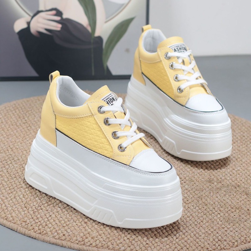 2026 New 10CM Genuine Leather  - đánh giá và giá Platform Sneakers Chunky