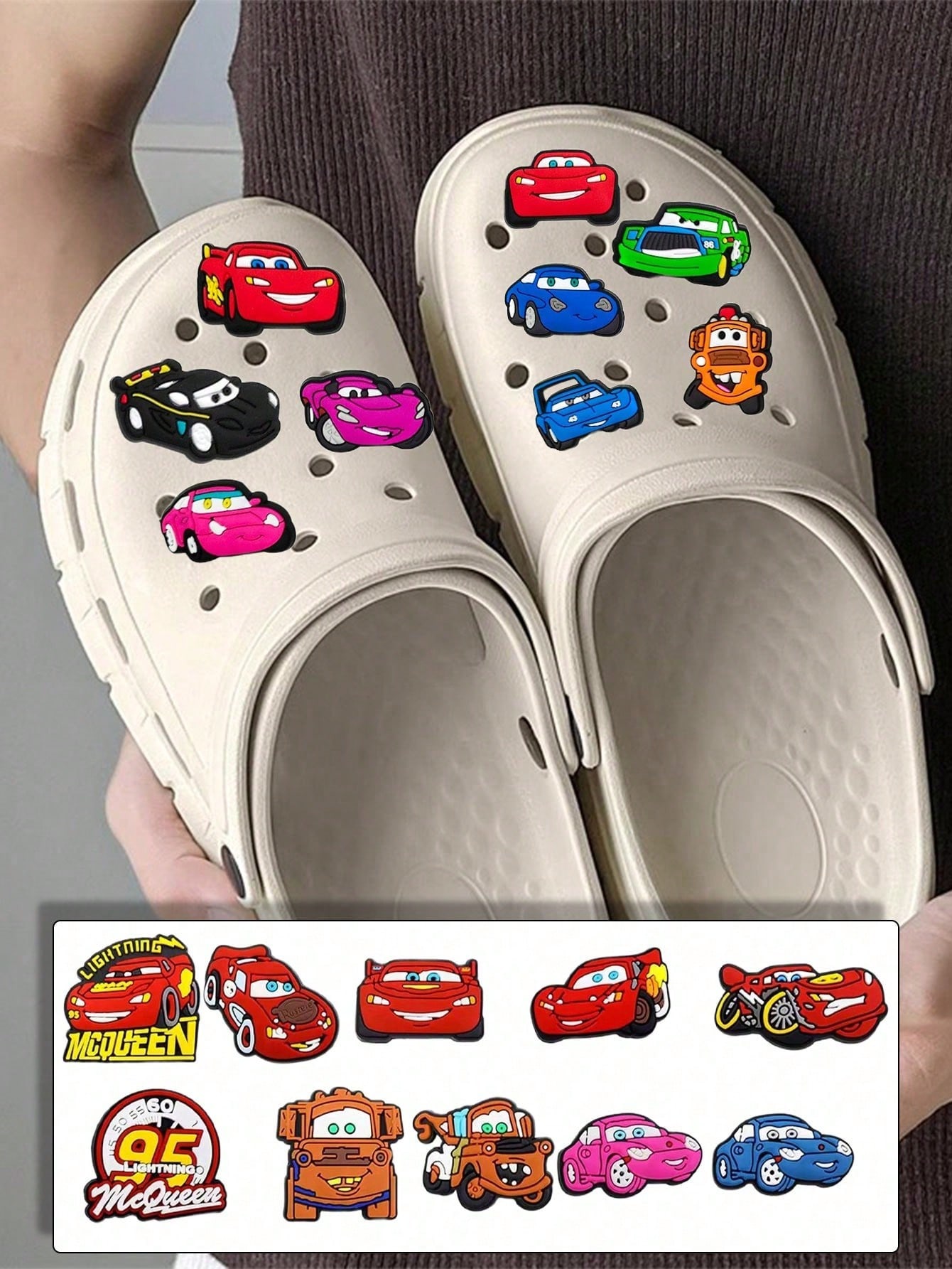 10/20Pcs Fashion Anime Cars Ma - đánh giá và giá Women'S Shoes Back To School
