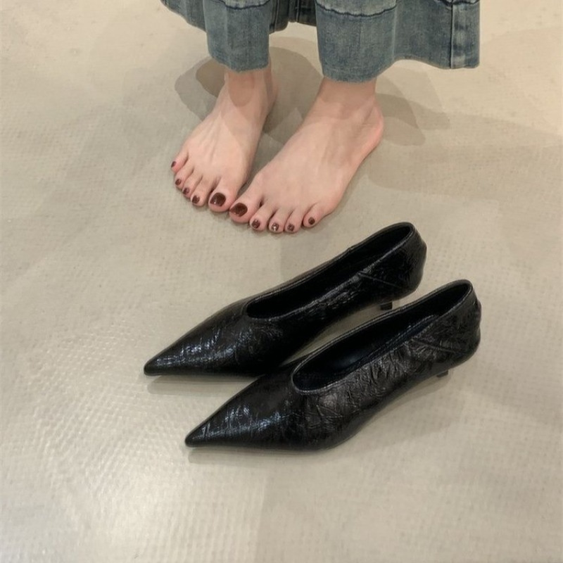 2025 Autumn New Commuter Wind  - đánh giá và giá Slingback Pumps Women