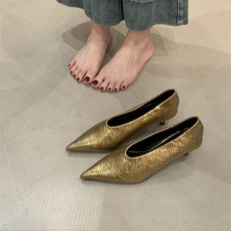 2025 Autumn New Commuter Wind  - đánh giá và giá Slingback Pumps Women