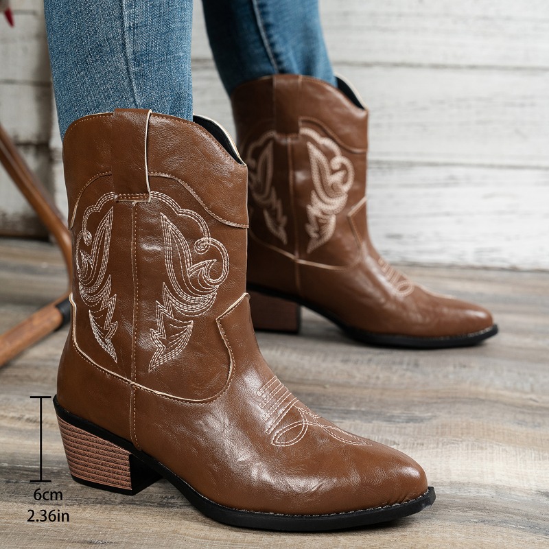 Women Western Cowboy Boots Emb - đánh giá và giá Western Cowgirl Boot