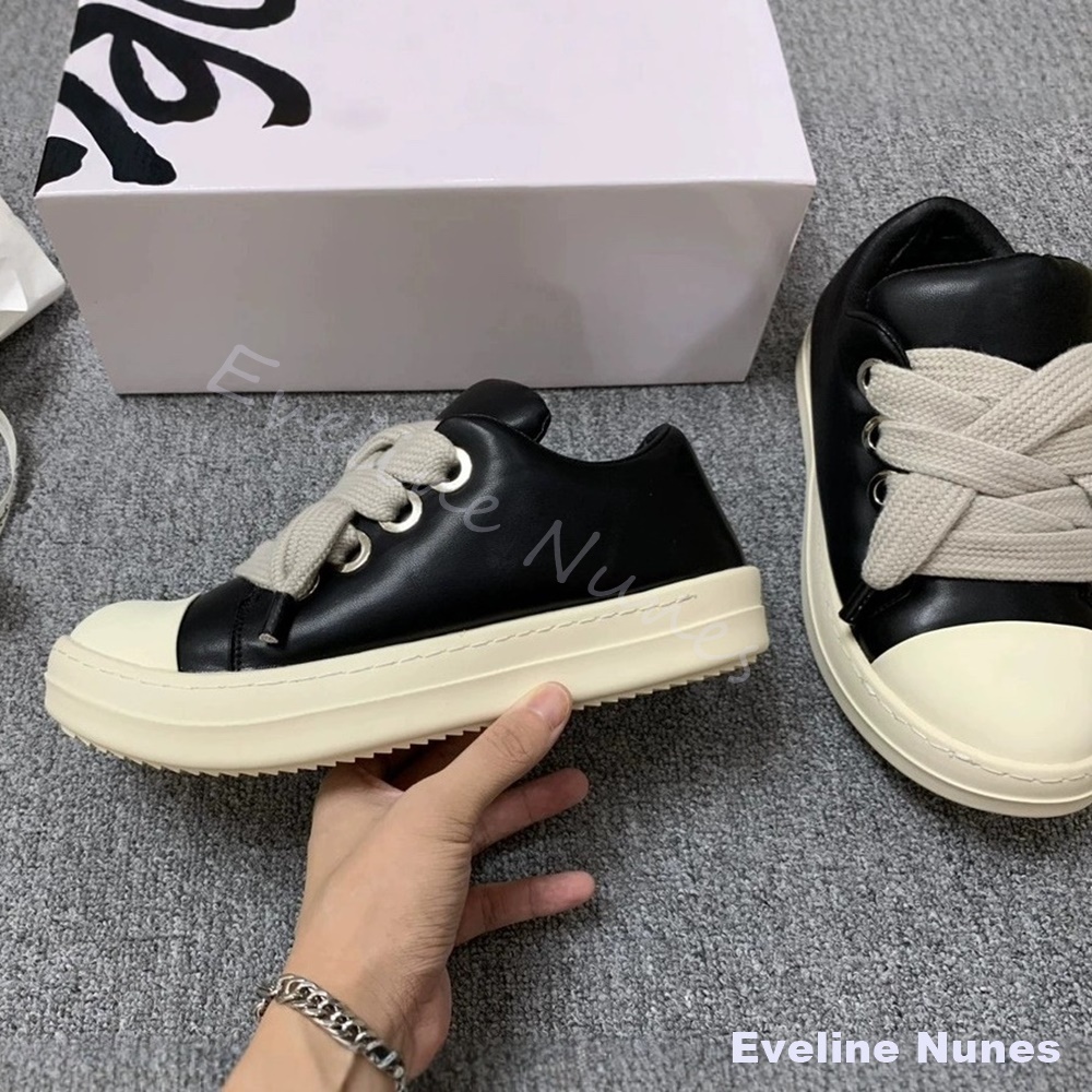 Unisex Black Leather Platform  - đánh giá và giá Women'S Shoes Y2K