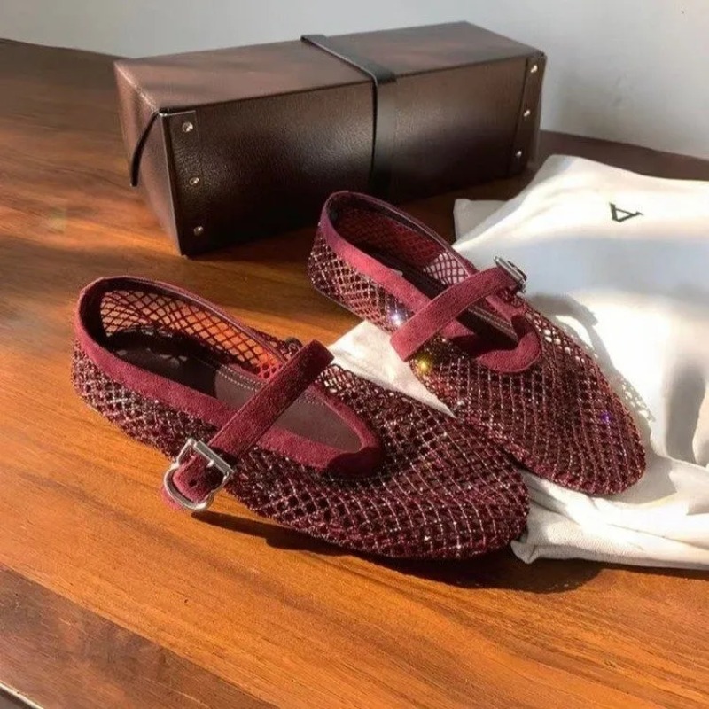 Hollow Rhinestone Baotou Sanda - đánh giá và giá Women Shoes Model