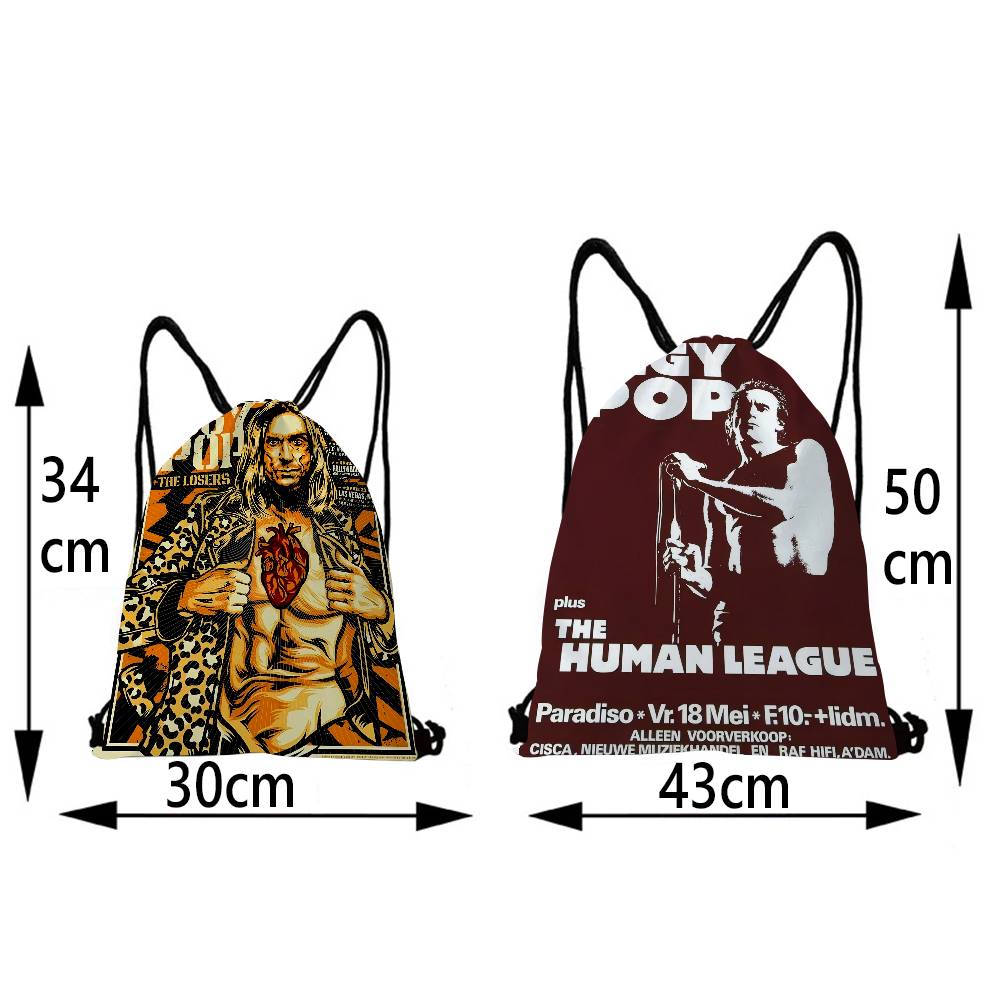 Iggy Pop Band Drawstring Bag G - đánh giá và giá Women'S Shoes Back To School