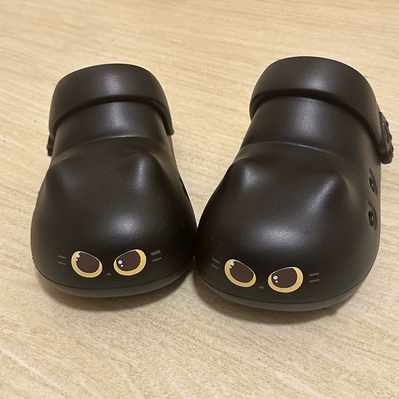 New creative black cat slipper - đánh giá và giá Women'S Shoes Cloud