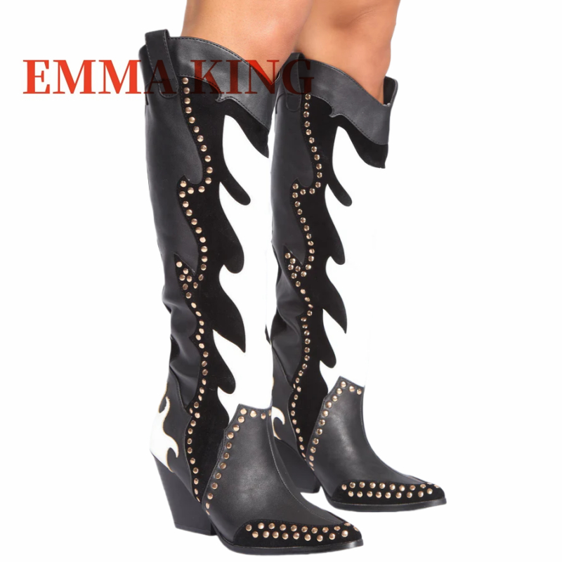 Studded Western Cowboy Boots W - đánh giá và giá Western Cowgirl Boot